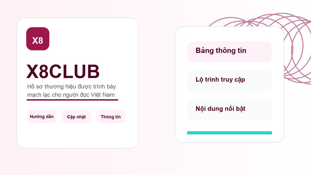 X8CLUB hình ảnh thương hiệu